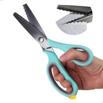 Tesoura Picote Lanmax Corte Precisão para Tecido, Feltro e Artesanato