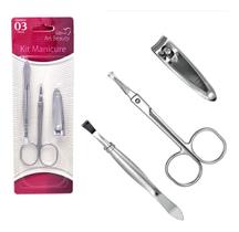 Tesoura Pinça Sobrancelha Cortador Unha Manicure Depilar