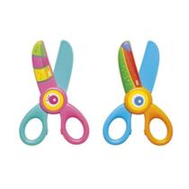 Tesoura Plástica Nhac Cores Sortidas 13cm - Tris Tesoura Plástica Nhac Cores Sortidas 13cm - Tris