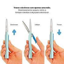 Tesoura Pocket Pentel - Portátil e Eficiente para Cortes Tesoura Pocket Pentel - Portátil e Eficiente para Cortes