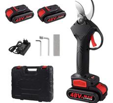 Tesoura Poda A Bateria Bivolt Jardim Pomares Buquê Decoração