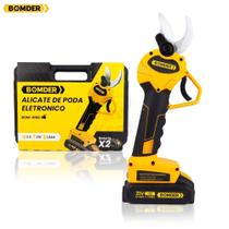 Tesoura Poda Elétrica Galho De Árvore S/fio 2 Baterias 21v