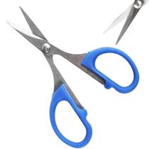 Tesoura Precisão Fina Patchwork Artesanato Costura 10cm Azul