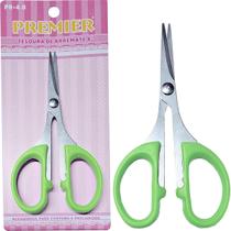 Tesoura Precisão Fina Patchwork Artesanato Costura 10cm Verde