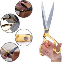Tesoura Profissional Alfaiate Grande 10,5" 26cm Corte e Costura Costureira Artesanato Tecido Roupa Preciso