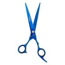 Tesoura Profissional Blue Titanium Laser 7,0” Vertix