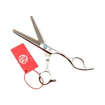 Tesoura Profissional De Cabeleireiro Purple Dragon 55 6 Polegadas 440C Tesoura De Desbaste Com