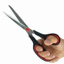 Tesoura Profissional De Escritório ou Costura Aço Inox Preto