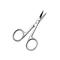 Tesoura profissional de ponta curva 8,7 cm prata unidade