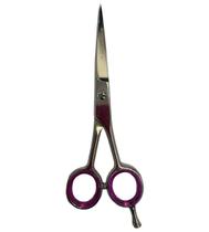 Tesoura Profissional Fio Liso 6.0 Com Anéis Flexíveis
