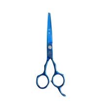 Tesoura Profissional Navalha 6.0 Azul Fanaer