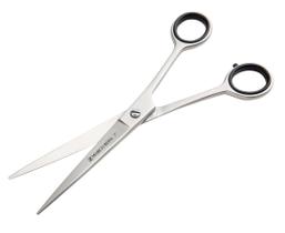 Tesoura Profissional p/ Barba e Cabelo Fio Laser 7", Aço Inox, Marco Boni, 1 Unidade