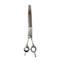 Tesoura Propetz Semi-dentada Curva Chrome 440c 7.5 Premium