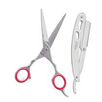 Tesoura Red Circle Laser 6'' + Navalhete Premium Vertix Tesoura Red Circle Laser 6'' + Navalhete Premium Vertix