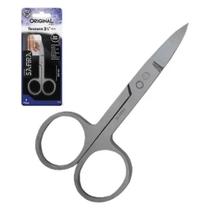 Tesoura Reta 3 1/2" Safira 9cm Original Line - Uso profissional Pra Salões de Beleza e Uso Pessoa PANAMI Tesoura Reta 3 1/2" Safira 9cm Original Line - Uso profissional Pra Salões de Beleza e Uso Pessoa PANAMI