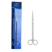 Tesoura Reta Aço Inoxidável 25cm Aquario Plantado Planta