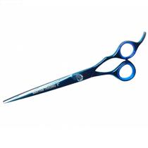 Tesoura Reta Para Tosa Maryam Trading Fio Navalha 8P Azul