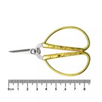 Tesoura Retrô Arte Punto cor ouro 3-1/4 8,6cm