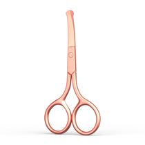 Tesoura Sontao Small para sobrancelhas, nariz, unhas e bigode dourada