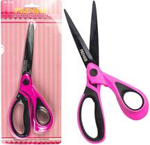 Tesoura Titânio 21,5cm Patchwork Scrapbook Artesanatos Rosa