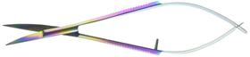 Tesoura Tula Pink 5 Curved EZ Snip revestida com titânio