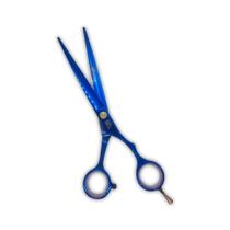 Tesoura Umi 7 Polegadas Fio Navalha Azul