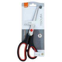 Tesoura uso geral 21cm cabo emborrachado brw Tesoura uso geral 21cm cabo emborrachado brw