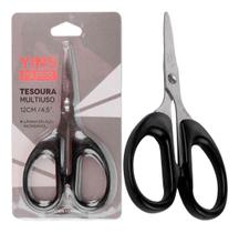 Tesoura Uso Geral Cartonagem Scrapbook Papel Tecido 12cm