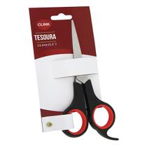 Tesoura Uso Geral Em Ferro Cabo ABS 5,5'' 15 cm Para Artesanato Tecidos Costura