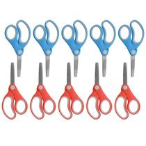 Tesoura Westcott Kids Safety Ages, 4-8, 5 polegadas, ponta sem corte, pacote com 10