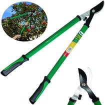 Tesourão de Poda Prossional Bypass Trapp em Aço Carbono com Cabo de Aço Emborrachado 70cm Para Jardim Jardinagem Tesourão de Poda Prossional Bypass Trapp em Aço Carbono com Cabo de Aço Emborrachado 70cm Para Jardim Jardinagem