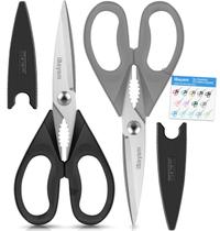 Tesouras de Cozinha iBayam 8,5" Aço Inoxidável Kit com 2 Unidades Tesouras de Cozinha iBayam 8,5" Aço Inoxidável Kit com 2 Unidades