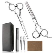 Tesouras Profissionais para Corte de Cabelo Himart com Pente e Estojo Tesouras Profissionais para Corte de Cabelo Himart com Pente e Estojo