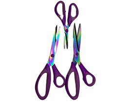 Tesouras Titânio kit com 3 Lanmax Costura Artesanato Patchwork