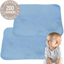 test 2 pcs Trocadores Portáteis 70x50 Bebê Absorvente Acolchoado Multiuso - Azul - Vila Flor