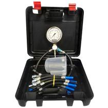 Test de Pressão de Bomba de Combustível Manômetro de Aço Inox e 17 Mangueiras Kitest Test de Pressão de Bomba de Combustível Manômetro de Aço Inox e 17 Mangueiras Kitest