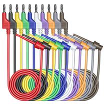 Test Leads Goupchn Banana to Hook 10 unidades, 4 mm, empilháveis, 500 V, 5 A