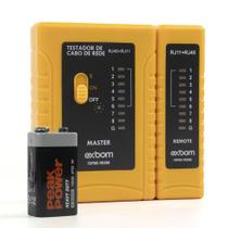 Testador Cabo de Rede Internet Lan Rj45 Telefone Rj11 Profissional