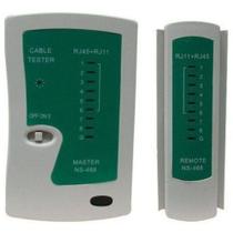 Testador cabo de rede lan RJ-45 RJ-11 com led indicador Tozz