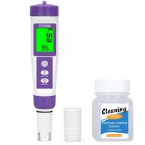 Testador de Água YINMIK 6 em 1 Medidor de pH TDS ORP EC H2 Testador de Água YINMIK 6 em 1 Medidor de pH TDS ORP EC H2
