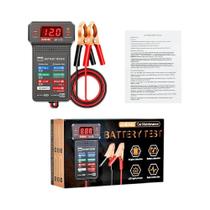 Testador De Bateria De Carro Digital 12V Com Indicador LED E Clipes De Jacaré ANENG BT-172