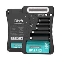 Testador de bateria: display LCD DLYFULL para baterias AA AAA C D 9V