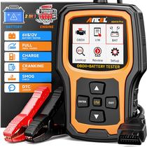 Testador de Bateria OBD2 ANCEL AD410 Pro+ 2 em 1 - Scanner Automotivo