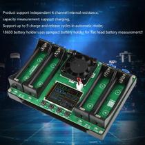 Testador De Bateria Universal Com Display LCD, 4 Canais, Analisador De Bateria 18650, Testador De