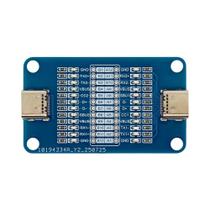 Testador De Cabo De Carregamento Rápido Tipo-C De Duas Pontas Com Indicador LED Módulo De Teste