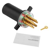 Testador de cabo de luz para reboque de trator Misakomo, pino redondo de 7 vias Testador de cabo de luz para reboque de trator Misakomo, pino redondo de 7 vias