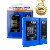 Testador De Cabo De Rede Aparelho RJ45 e RJ11 e Voltímetro