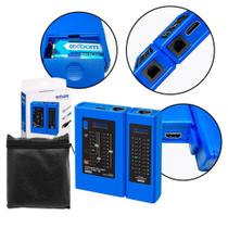 Testador de Cabo de Rede RJ45 RJ11 e Cabo HDMI - Exbom Testador de Cabo de Rede RJ45 RJ11 e Cabo HDMI - Exbom