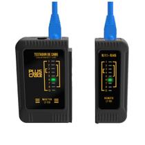 Testador de Cabo de Rede RJ45 RJ11 e Cabos Blindados LT100BK - PlusCable