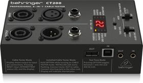 TESTADOR DE CABOS 8 em 1 COM VISOR BEHRINGER CT200